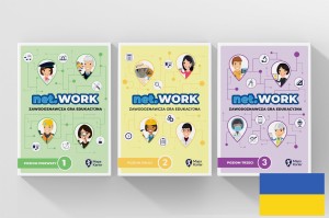 Zawodoznawcza gra edukacyjna net.WORK UA (Trzy poziomy kart)